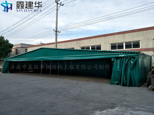 歷城區戶外倉儲推拉篷、工地遮陽棚與電動雨蓬批發訂制服務——紡織品遮篷應用解析